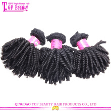 Usine en gros pas cher remy afro kinky curl armure vierge kinky expression cheveux extension curl